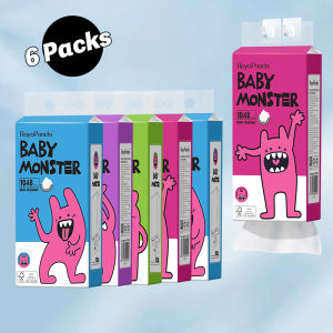 【6 Packs】RoyoPandaTisu Gantung Hanging Tissue 4 ply Embossed Tissues | 4D Emboss Air Cushion Technology Soft Deluxe Tissue Cheerful Tissue