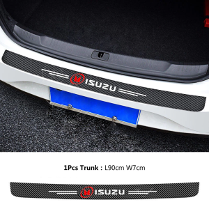 สติกเกอร์คาร์บอนไฟเบอร์ ป้องกันรอยขีดข่วน ติดตั้งง่าย 1ชุดมี 4ชิ้น