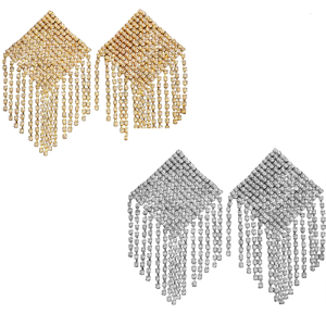 Women Alloy Nipple Pasties Covers Body Chain Sparkling Rhinestones Tassels Carnivals Breast Stickers Petals Body