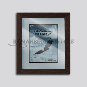 Bingkai Foto 10R (20cm x 25cm) Minimalis Motif Kayu