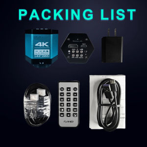 New 4K FHD 60fps HDMI And USB-C Output SONY Sensor Digital Industrial 4K Microscope Camera With Software For Soldering Repair