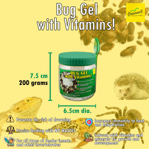 Bug Gel with Vitamins Bug Crystal by Greensect Nature Foods