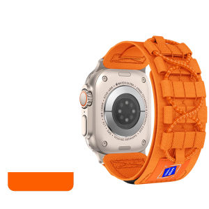 Tactical Sport Bands Strap for Apple Watch Ultra/Ultra 2 49mm Nylon Trail Strap Bracelet for iWatch Series 9/8/7/6/5/4/3/2/1/SE/SE 2 45mm 44mm 42mm 41mm 40mm 38mm Accessories