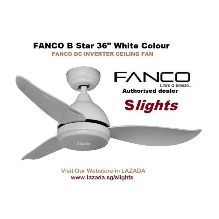 FANCO B Star 36 DC Ceiling Fan | Lazada Singapore