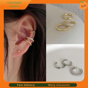 ❣️❣️❣️ 3Pcs Simple Round Wrap Earrings Cartilage Ear Clip No Pierce Cartilage Earrings Ear Cuff