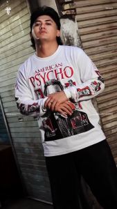 TRIAD - Longsleeve Reguler T-shirt Kaos Lengan Panjang Basic Vintage Psycho - LS A7689 Long Sleeve