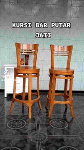 KURSI BAR JATI PUTAR JEPARA FURNITURE