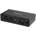 Fifine Ampli3 Type-C Audio Interface 2 Channel USB Treble Sound Card Mixer Desktop Live Sound Card for Computer Music Production. 