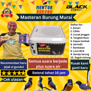 Speaker Masteran mp3 Khusus Burung Murai Suara Jernih Berjeda Plus Air Burung Kicau Batu Air Hutan