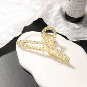 F4 Jepit Rambut Korea Bahan Alloy 11.5cm Bentuk Simpul Edisi Mewah Bowknot Metal Hair Claw  HCM014