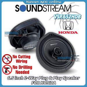 Soundstream VSP Black Series 2 Way Plug & Play Coaxial Speaker (6.5") VSP.652HDB for HONDA