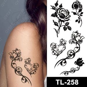 [𝚂𝚝𝚎𝚊𝚍𝚢𝙸𝙽𝙺] Temporary Tattoo Sticker Tatu Pelekat Waterproof | Minimalist Rose Scorpion Tribal | Makeup Event Festival |