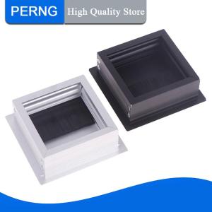 [PERNG] Tehe สายไฟโต๊ะทำงานปลอกสายไฟแบบมีรูปิดช่องเสียบกล่องทำเกลียวกล่องใส่สายเคเบิลผ่านไปยังโต๊ะทำงาน80x80MM จัดระเบียบสายไฟ