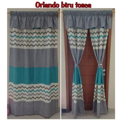 GORDEN JENDELA MODEL SERUT HORDENG PONI BISA UNTUK PINTU BELAH 2 UKURAN 100 X 200 CM