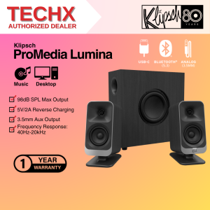 Klipsch ProMedia Lumina Computer Speaker with LED Lighting