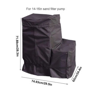 Pool Pump Cover UV-Resistant Swimming Pool Heat Pump Cover Waterproof Sand Filter Pump Cover For Above Ground Pools