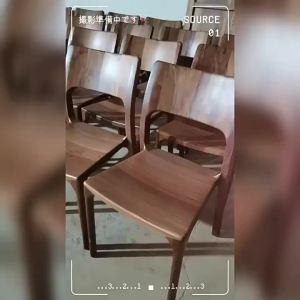 North American Black Walnut Mortise Furniture Solid Wood Dining Chair Modern Household Desk Chair Dining Chair