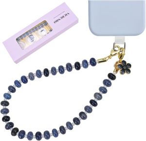 VICHUNHO Beaded Phone Wrist Strap Cellphone Lanyard with Tether Tab Cute Cell Phone Wristlet Bracelet for Women Girls