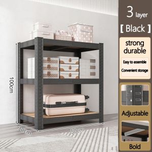 3/4/5/6 Layer Heavy Duty Rack Grocery Stainless Shelves Metal Rack Steel Rack Self Heavy Duty Organi