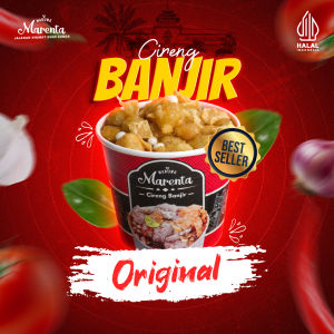 Marenta Cireng Banjir Original Pedas Terlaris [250gr]