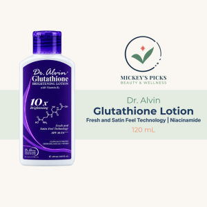 Dr. Alvin Glutathione Brightening Lotion 120mL with Vitamin B3 SPF 30  10x Whitening