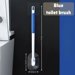 Bathroom Wall-mounted S-type Toilet Curve Brush Bent Head Corner Gap Brush Soft Hair Household Items Cleaning Tools Accessories