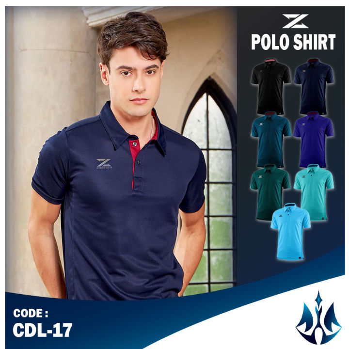 CADENZA เสื้อโปโลชายหญิง LUXURY POLO รหัส CDL-17 UNISEX S2 แท้100%