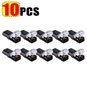 10-50 Pcs Electrical Connector Wire Cable - 2Pin Way Plug Automotive Wire Connector Plug Terminals Truck Car Quick Wire