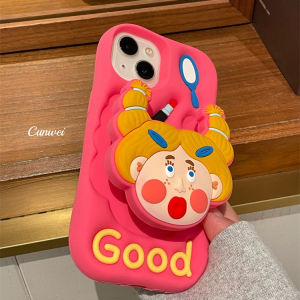 🥰💕COD + FreeShipping🥰💕เคสนิ่ม13 14Pro สำหรับผู้หญิงเคสนิ่มลายการ์ตูนสต็อกเหมาะสำหรับ IPhone 16 15Promax เคสโทรศัพท์ใหม่14 3D 13Pro 11 12Pro สำหรับผู้หญิงฝาครอบป้องกัน