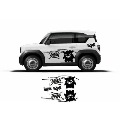 Tổng hợp mẫu Hot Decal Sticker dán xe winfast VF3 Tem 2 bên Sườn Xe Ô TÔ VF3 dễ dán tại nhà tem xe winfast đẹp.......