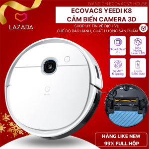 Robot hút bụi lau nhà Ecovacs Yeedi K950 - Cảm biến bằng camera 3D -quốc tế new 100% - Lực hút 3000Pa - BẢO HÀNH 1 NĂM UY TÍN TẠI GIANG CHI