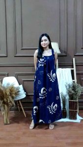 Daster Longdres Kekinian Busui Jumbo daster ibu muda big size Yukensi Tanpa Lengan Tali Satu Ld 135 yukensi Longdres andin kencana unggu