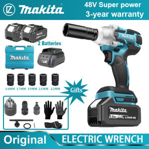 Brushless Electric Wrench 198V Cordless 2 Li-ion Batteries Original Rechargeable Portable Electric Impact Wrench Tools Socket Set impact wrench drill