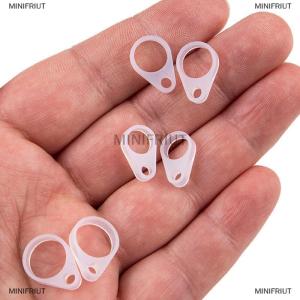 [COD] MINIFRIUT 2pcs ซิลิโคนลูปสำหรับคลิปเครื่องช่วยฟัง BTE สามขนาด11mm 9 mm 7 mm