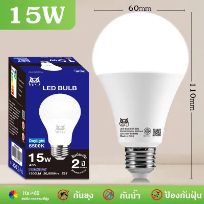 รับประกัน 2 ปี【กำลังสูง ดาตาจริง 40W=4000LM】โคมไฟ หลอดไฟ led สว่างมาก หลอดไฟ หลอดไฟ led แบบกลม หลอดไฟตุ้มขนาดใหญ่ หลอดไฟ led หลอดไฟแอลอีดี หลอดไฟบ้าน หลอดไฟห้องนอน