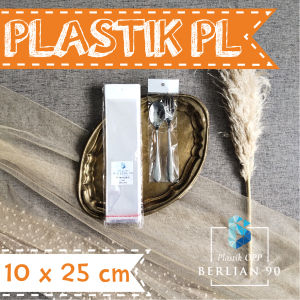 Plastik Display 10 x 25 Cm Isi 100 Lembar - Plastik Perlize - Plastik OPP Gantung