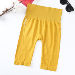 High Waist Sport Yoga Pants Yoga Leggings Women Fitness 9 Colors Nylon Slim Women Hip Push Tights Sports Gym Pants Stretch Elastic Running Jogging Pants Legging