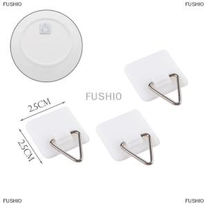 [COD] FUSHI0 10 cái móc treo tấm dính vô hình giá treo ảnh treo tường đứng đồ trang trí nghệ thuật