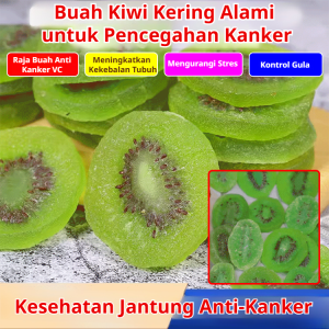 250g Kering Kiwi - Kiwi Kering Alami dengan Manfaat Ajaib untuk Anti-Kanker Camilan Buah Kering Tanpa Gula Camilan Asam Manis yang Menyegarkan dan Meningkatkan Kekebalan Tubuh