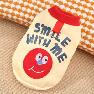 CHXONQ Cozy Adorable Dog Vest Warm Cartoon Pattern Fleece-lined Pet Sweatshirt Cozy Outfit Breathable Pet Sweater Autumn Winter