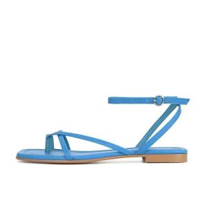 2025 Summer New Women Sandal Fashion Open Toe Narrow Band Ladies Elegant Gladiator Shoes Outdoor Dress Flats Sandalias2026