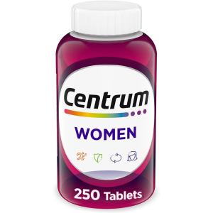 [CENTRUM SALE] Centrum Shancun Womens multivitamin and multimineral supplement containing iron、Vitamin D3、B Multivitamins and Antioxidant Vitamins C and E Glutenfree and nonGMO ingredients250Granule
