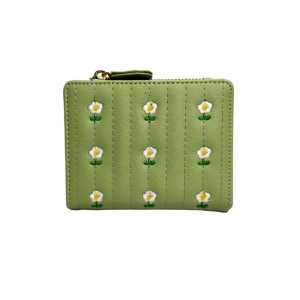 Dompet Wanita FLOWERS Wallet - Dompet lipat motif bunga - Tas wanita mini - Dompet Koin kekinian Hijrah Lillah