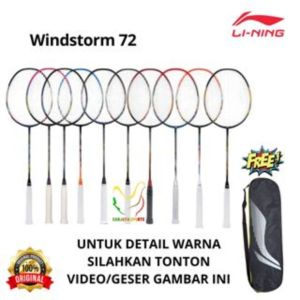 RAKET BADMINTON BULUTANGKIS LINING WINDSTORM 72