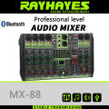 RAYHAYES Propesyonal na Audio Mixer Professional Mixer USB port Bluetooth Mixer Amplifier. 