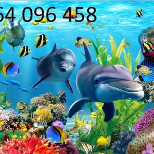 Tranh gạch 3d ốp bể bơi - 298CB