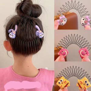 WARM CHICHI Strawberry Bear U Shape Hair Styling Comb Melody Kuromi Fashion Hair Finishing Clip Kids
