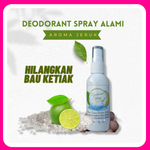 HARGA PROMO Deodorant Spray Tawas Alami 60ml atau deodoran 100% herbal original penghilang bau ketiak ketek