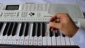 Transparent piano keyboard stickers 88/61/54/49 key music stickers piano spectrum stickers symbols