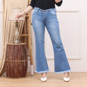 Jeans Panjang Cutbray Wanita Softjeans Stretch Mid Rise terbaru wiskher
